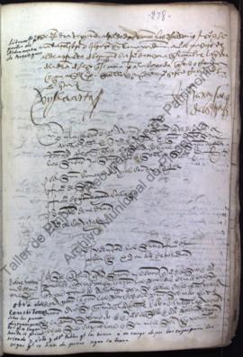 Acta capitular de 28 de abril de 1525