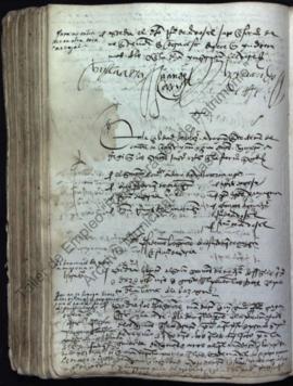 Acta capitular de 20 de octubre de 1525