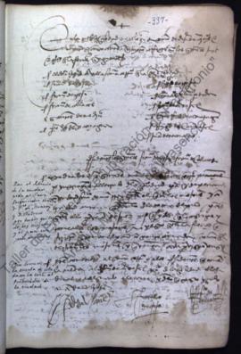 Acta capitular de 1 de diciembre de 1525
