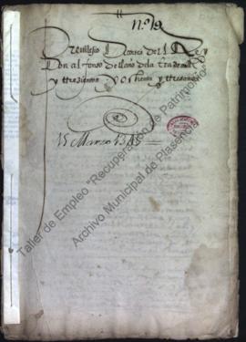 Cuaderno de cortes del rey Alfonso XI otorgando el ordenamiento en cortes al Concejo de Plasencia