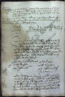 Acta capitular de 21 de agosto de 1522