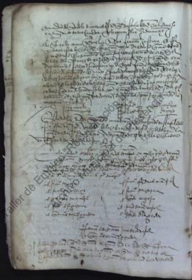Acta capitular de 2 de mayo de 1523