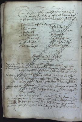 Acta capitular de 22 de mayo de 1523