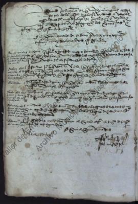 Acta capitular de 24 de julio de 1523