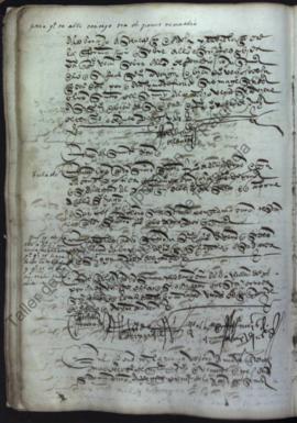 Acta capitular de 9 de Octubre de 1523