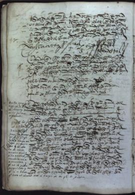 Acta capitular de 6 de noviembre de 1523
