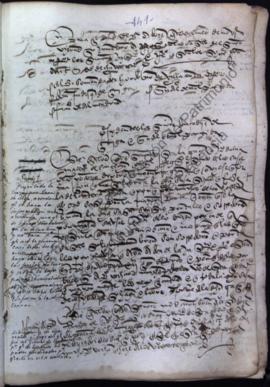 Acta capitular de 12 de noviembre de 1523