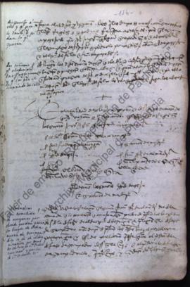 Acta capitular de 22 de enero de 1524