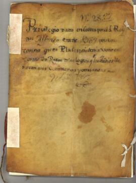 Cuaderno de cortes del rey Alfonso XI otorgando el ordenamiento de cortes a los procuradores de P...
