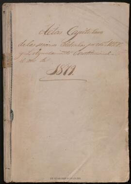 Libro de Actas Capitulares 1879
