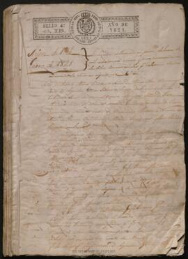 Libro de Actas Capitulares 1821
