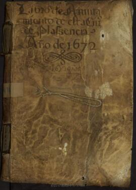 Libro de Actas Capitulares 1672