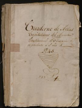Libro de Actas Capitulares 1845