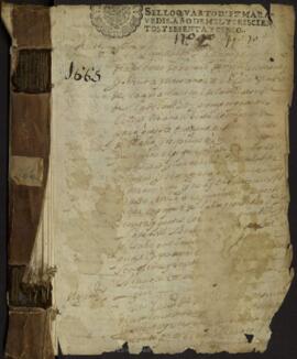 Libro de Actas Capitulares 1665