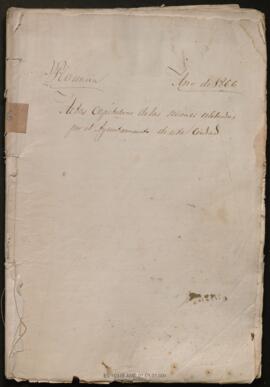 Libro de Actas Capitulares 1866