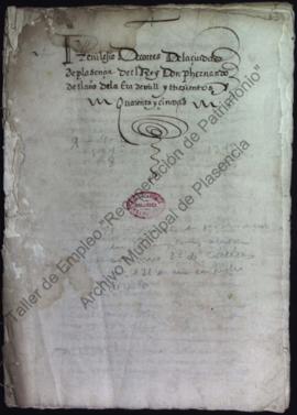 Cuaderno de cortes del rey Fernando IV de Castilla a las ciudades de su Reino