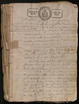 Libro de Actas Capitulares 1837