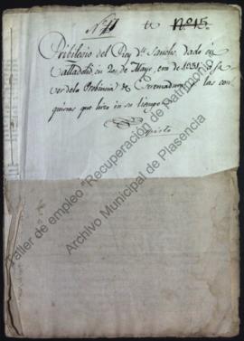 Cuaderno de cortes del rey Sancho IV otorgando el ordenamiento de cortes a la ciudad de Plasencia