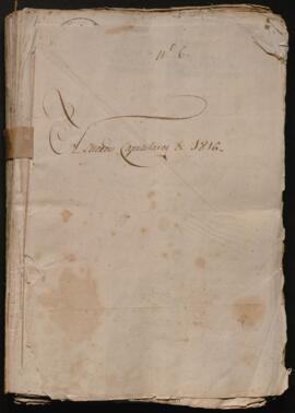 Libro de Actas Capitulares 1816