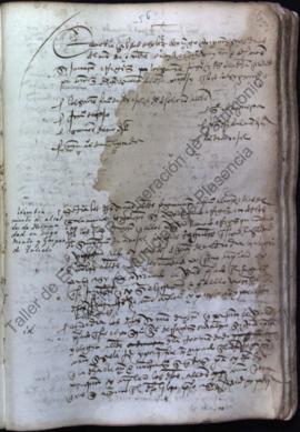 Acta capitular de 26 de octubre de 1522