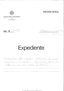 Propuesta del regidor perpetuo José Antonio Fernández del Barco para la defensa de la ciudad.