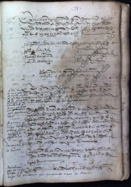 Acta capitular de 6 de febrero de 1523