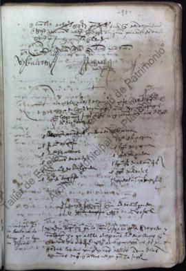 Acta capitular de 19 de marzo de 1523