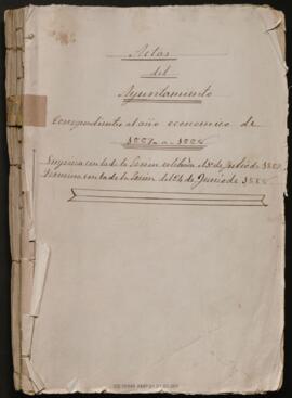 Libro de Actas Capitulares 1887-1888