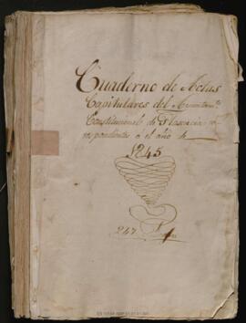 Libro de Actas Capitulares 1845
