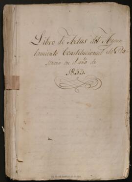 Libro de Actas Capitulares 1853