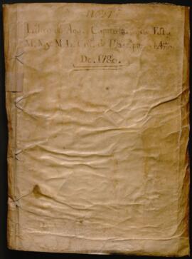 Libro de Actas Capitulares 1780