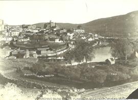 Vista parcial de Plasencia desde las vías del ferrocarril.