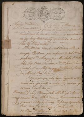 Libro de Actas Capitulares 1830