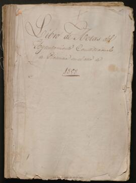 Libro de Actas Capitulares 1858