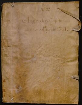 Libro de Actas Capitulares 1761