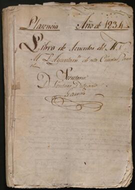 Libro de Actas Capitulares 1834