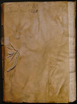 Libro de Actas Capitulares 1748