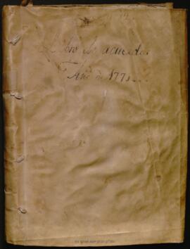 Libro de Actas Capitulares 1771