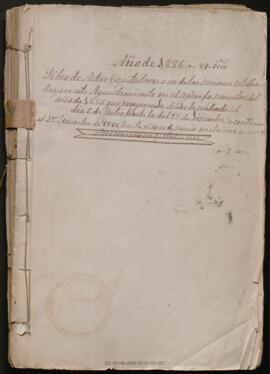 Libro de Actas Capitulares 1886-1887