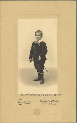 Retrato de un niño.