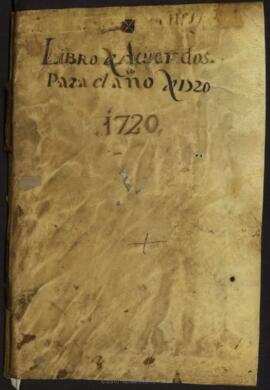 Libro de Actas Capitulares 1720