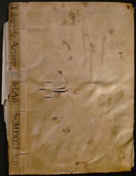 Libro de Actas Capitulares 1762