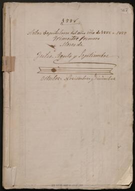 Libro de Actas Capitulares 1888