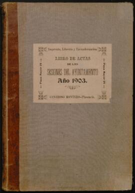 Libro de Actas Capitulares 1903