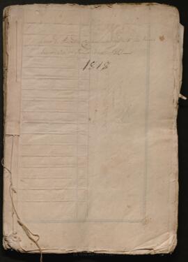 Libro de Actas Capitulares 1818