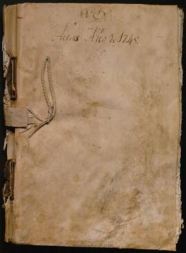 Libro de Actas Capitulares 1745