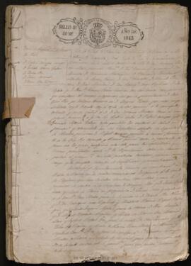 Libro de Actas Capitulares 1843