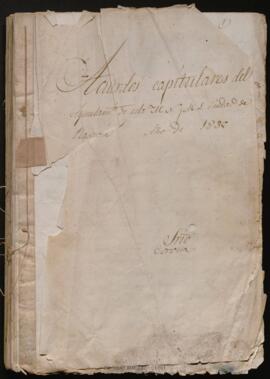 Libro de Actas Capitulares 1835